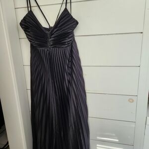 Banana Republic Size 6 Black Pleated Cocktail Dress (NWT)